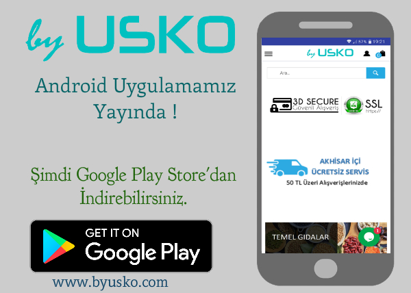 by usko Mobil Uygulaması Yayında