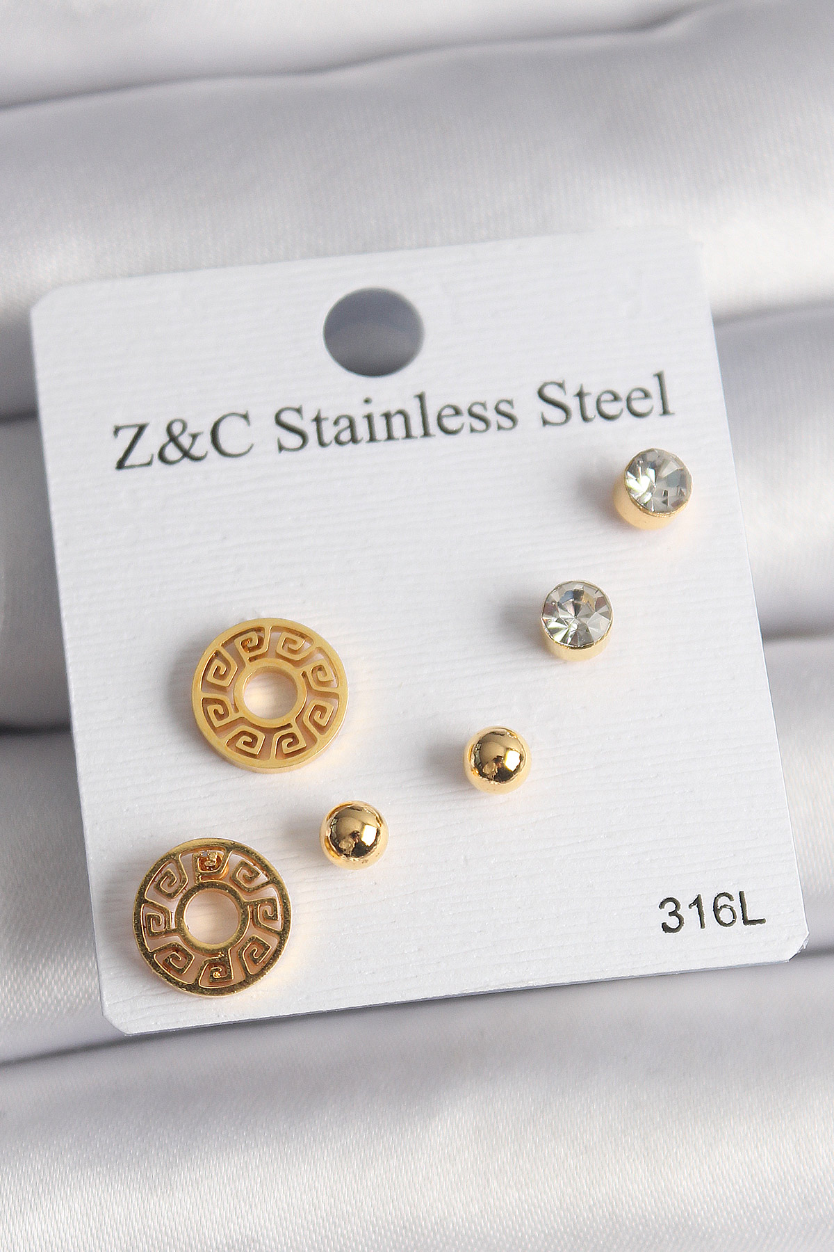 Erb%20316L%20Çelik%20Gold%20Renk%20Zirkon%20Taşı%20Labirent%20Model%20Kadın%20Küpe%20Seti
