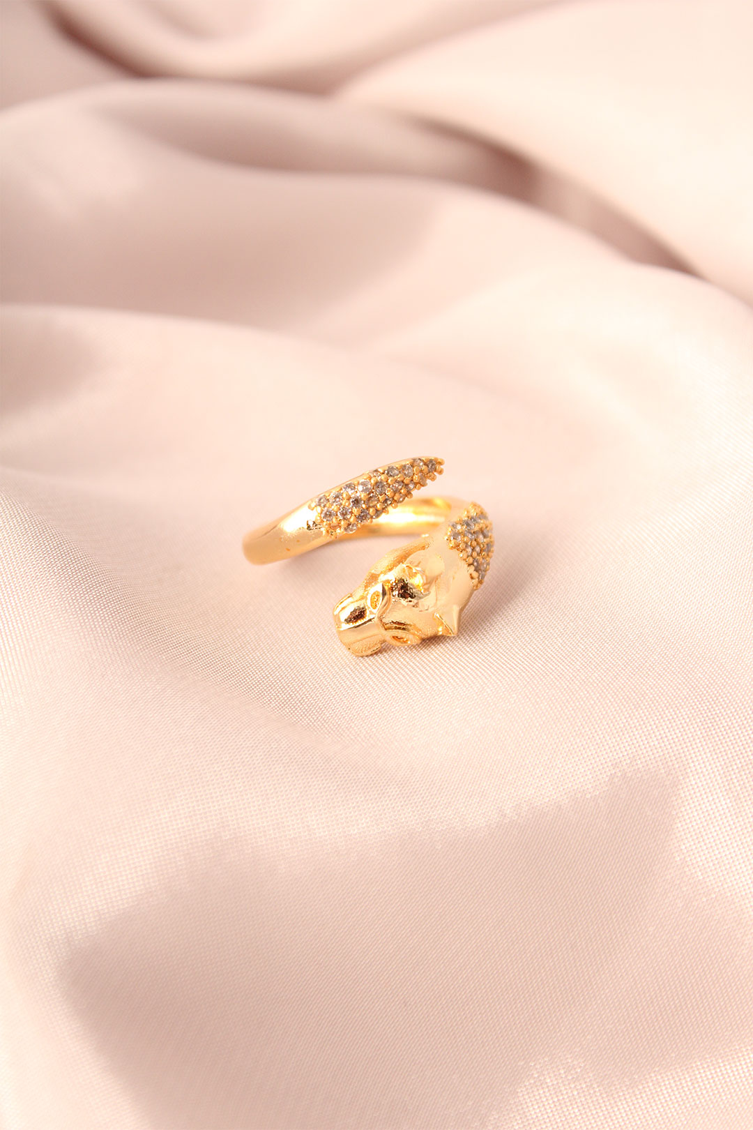 Erb%20Gold%20Renk%20Metal%20Zirkon%20Taşlı%20Kaplan%20Model%20Ayarlanabilir%20Kadın%20Yüzük