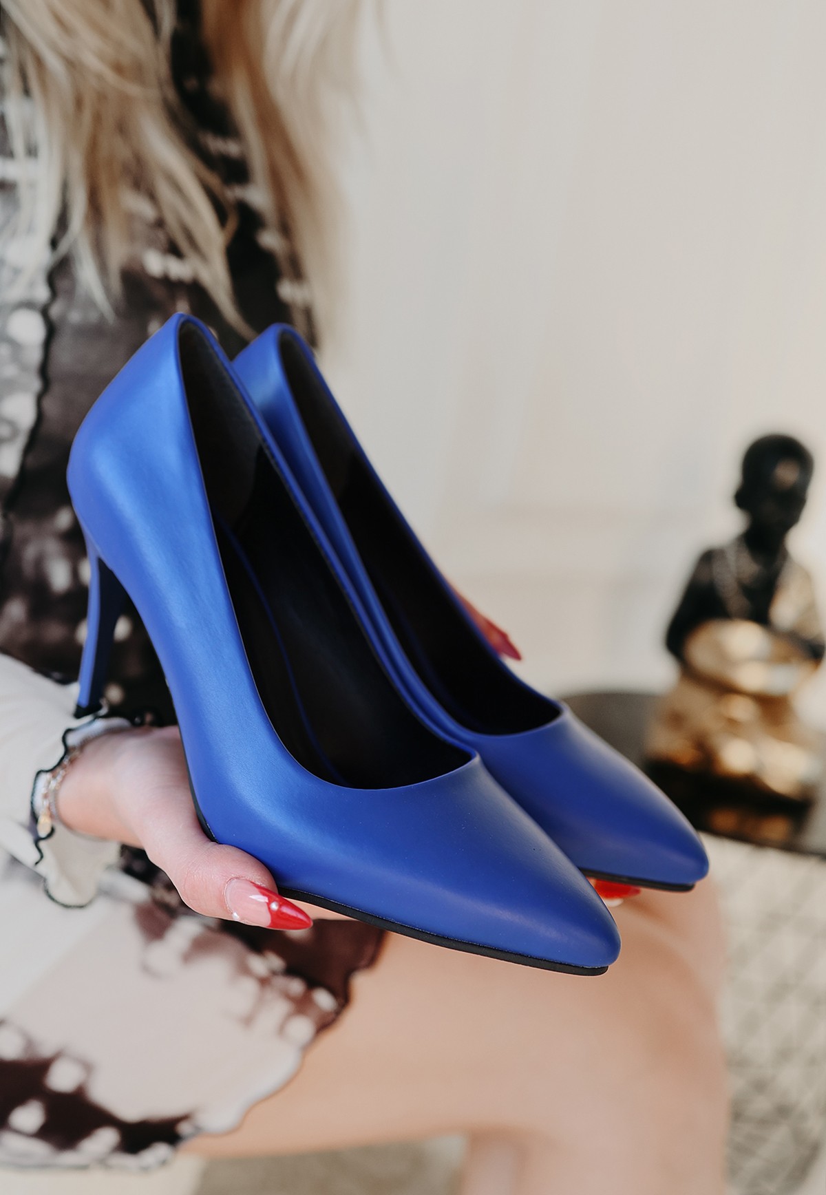Jilya%20Mavi%20Cilt%20Stiletto%20Ayakkabı