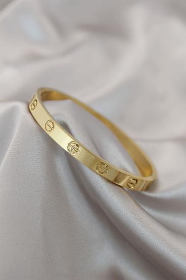 Erb 316L Çelik Gold Renk Bileklik