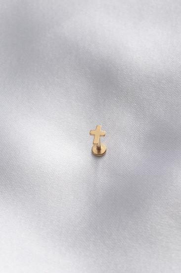 Erb 316L Cerrahi Çelik Gold Renk Tragus Piercing