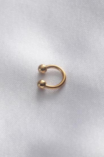 Erb 316L Cerrahi Çelik Küçük Minimal Gold Renk Halka Piercing