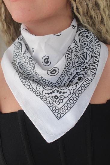 Erb Beyaz Renk Bandana