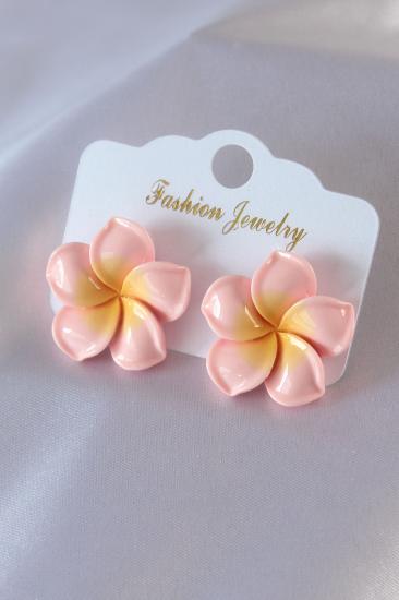Erb Pembe Renk Lotus Aloha Model Kadın Küpe