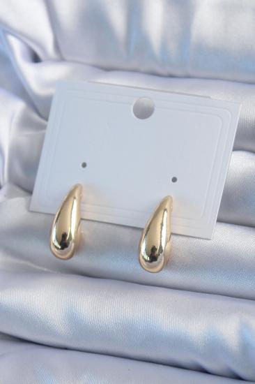 Erb Gold Renk Damla Model Pirinç Kadın Küpe