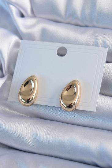 Erb Gold Renk Damla Model Pirinç Kadın Küpe