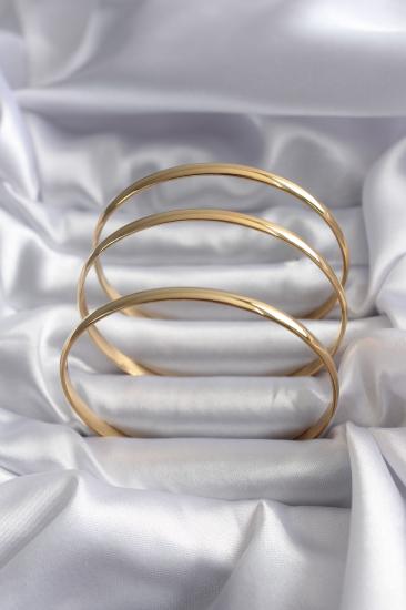 Erb 316L Çelik Gold Renk Ajda Model Kadın Bileklik