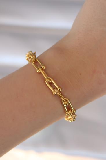 Erb 316L Çelik Gold Renk Bileklik