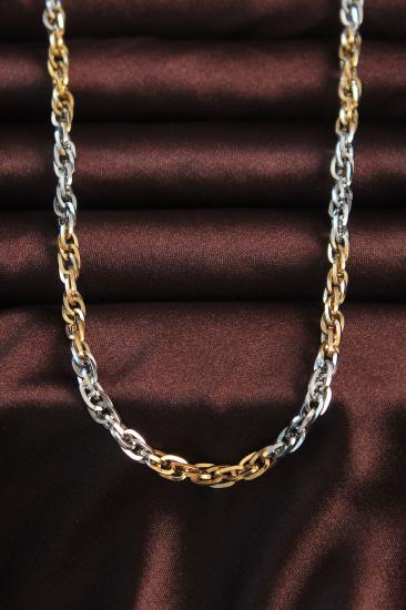 Erb 316L Çelik Çift Renk Hallow Model Kolye