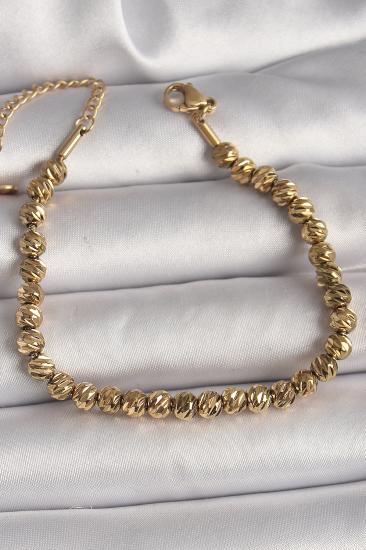 Erb 316L Çelik Gold Renk Dorika Model Kadın Bileklik