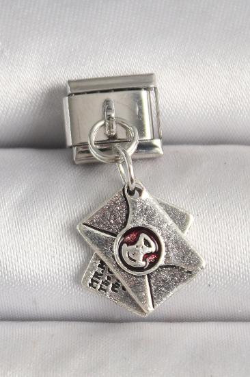 Erb 316L Çelik Gümüş Renk Mektup Model Nomination Charm