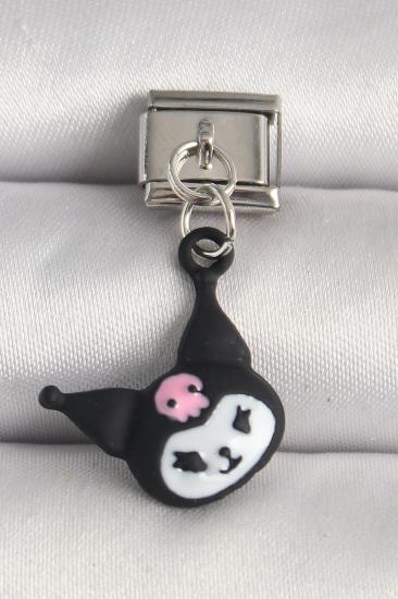 Erb 316L Çelik Gümüş Renk Kuromi Model Nomination Charm