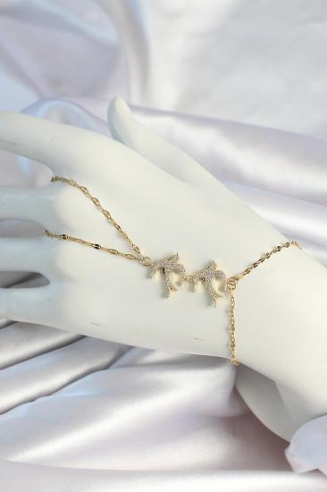 Erb 316L Çelik Zincirli Gold Renk Kuş Figürlü Şahmeran