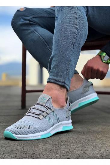 WG101 Gri Yesil Erkek Spor Ayakkabı