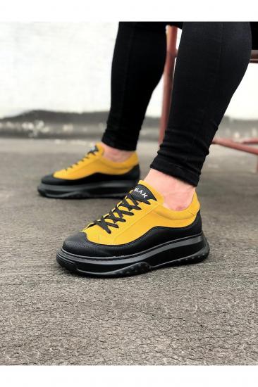WG507 Kömür Sarı Erkek Ayakkabı